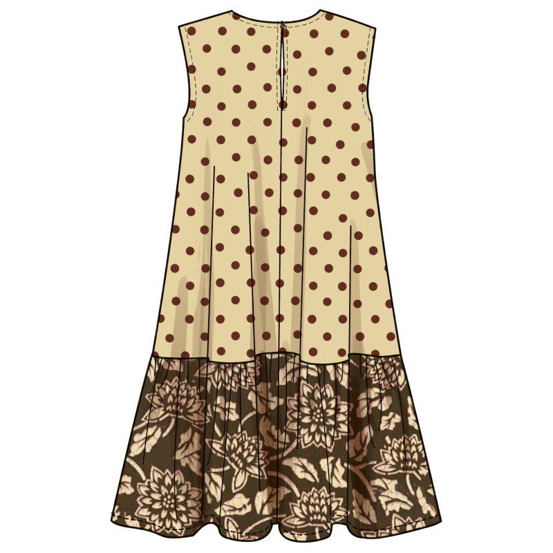 Patron New Look 6799 - Robe avec variantes manches & longueurs