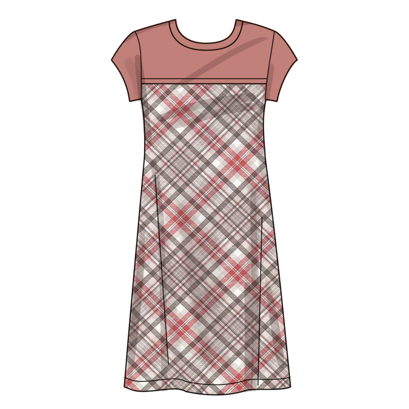 Patron New Look 6805 - Pyjama unisexe & chemise-robe de nuit
