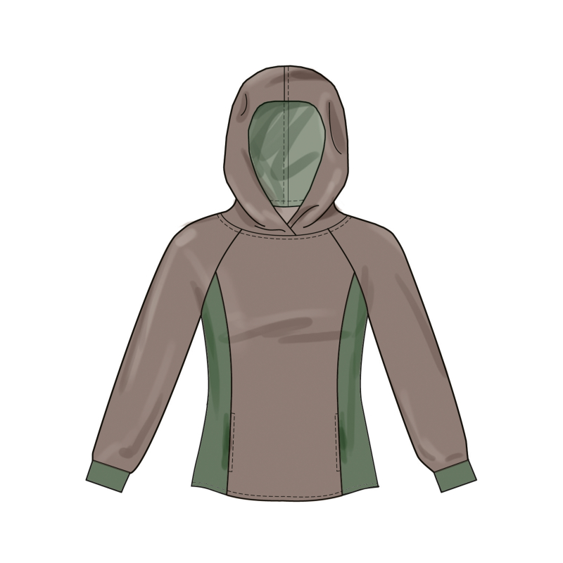 Patron New Look 6806 - Hoodies unisexes confort