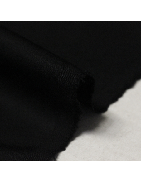 Tissu tailleur crêpe - Noir