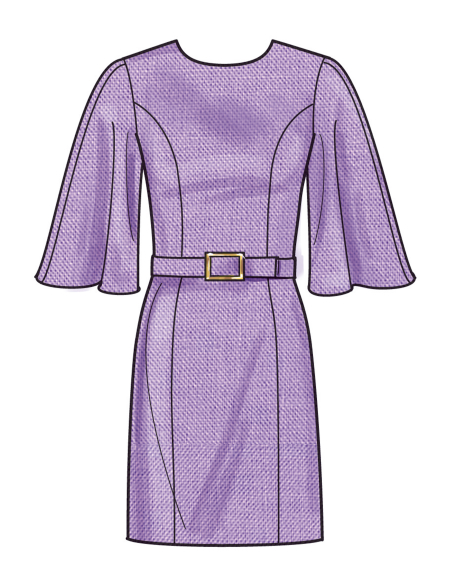 Patron Simplicity 3000.AA (38-46) - Robe ajustée 3 longueurs