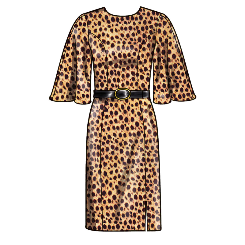 Patron Simplicity 3000.AA (38-46) - Robe ajustée 3 longueurs
