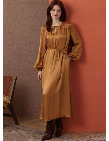 Patron Simplicity 3001.K5 (36-44) - Robes à encolure en V