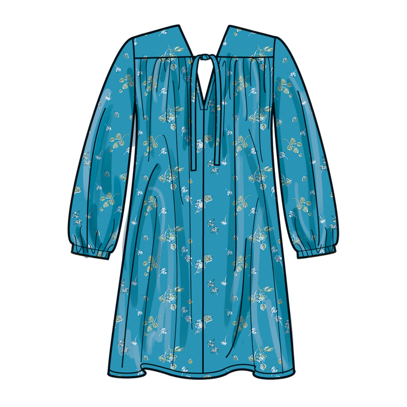 Patron Simplicity 3001.K5 (36-44) - Robes à encolure en V