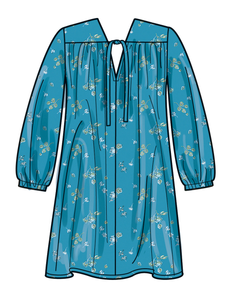 Patron Simplicity 3001.Y5 (46-54) - Robes à encolure en V