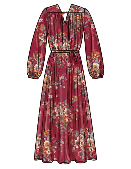 Patron Simplicity 3001.Y5 (46-54) - Robes à encolure en V