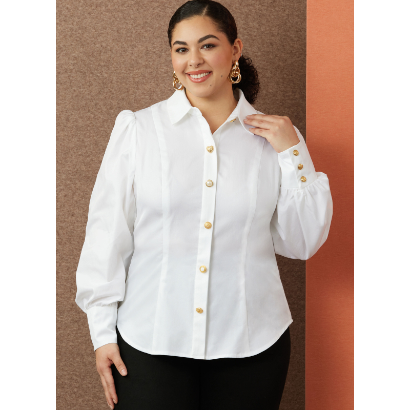 Patron Simplicity 3002.M1 (38-46) - Blouse boutonnée devant