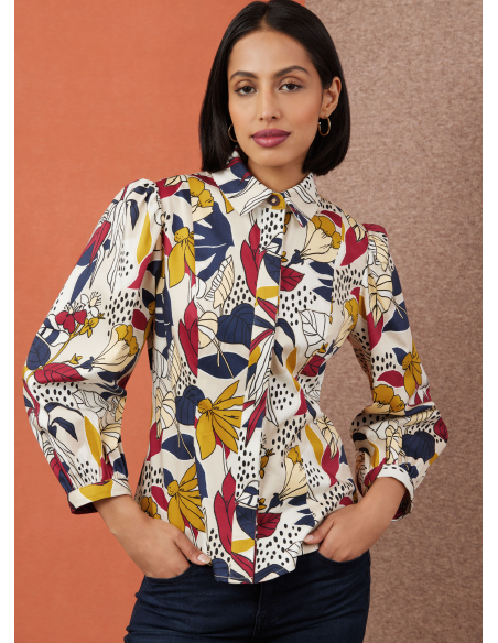 Patron Simplicity 3002.M1 (38-46) - Blouse boutonnée devant