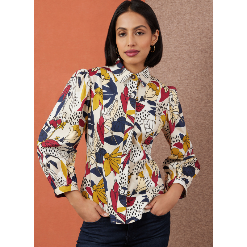 Patron Simplicity 3002.W3 (58-66) - Blouse boutonnée devant