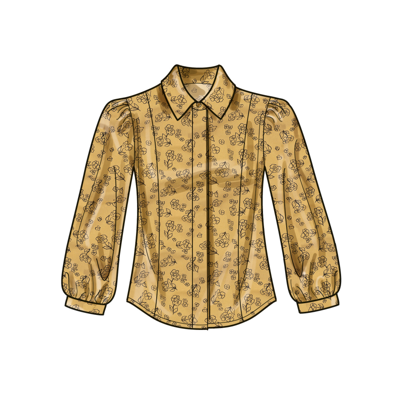 Patron Simplicity 3002.W3 (58-66) - Blouse boutonnée devant