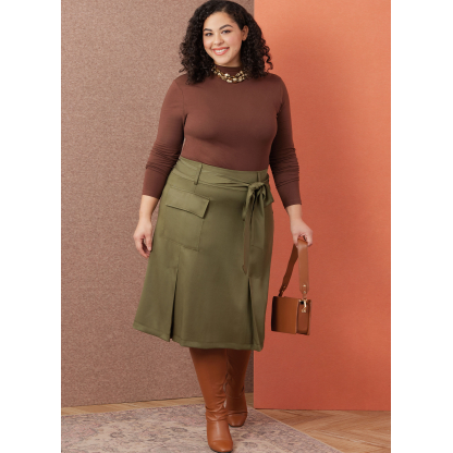 Patron Simplicity 3005.M1 (38-46) - Jupe évasée à panneaux 2