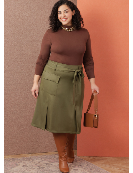 Patron Simplicity 3005.M1 (38-46) - Jupe évasée à panneaux