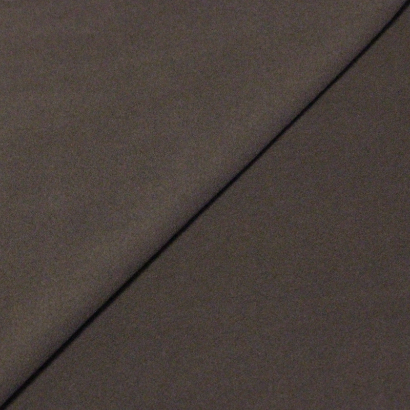 Velours de laine vierge & cachemire - Marron