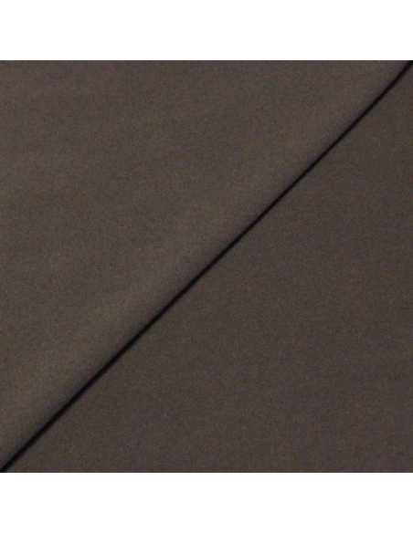 Velours de laine vierge & cachemire - Marron