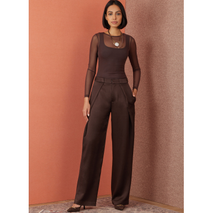 Patron Simplicity 3006.K5 (36-44) - Pantalon wrap avant, ceinture & poches 2