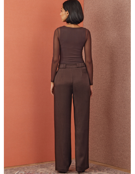 Patron Simplicity 3006.K5 (36-44) - Pantalon wrap avant, ceinture & poches