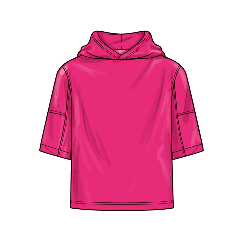 Patron Simplicity 3012.A (34-54) - Veste longue à col cranté et poches plaquées
