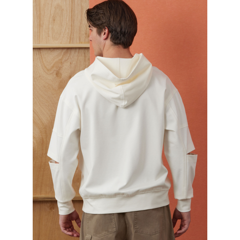 Patron Simplicity 3012.A (34-54) - Veste longue à col cranté et poches plaquées