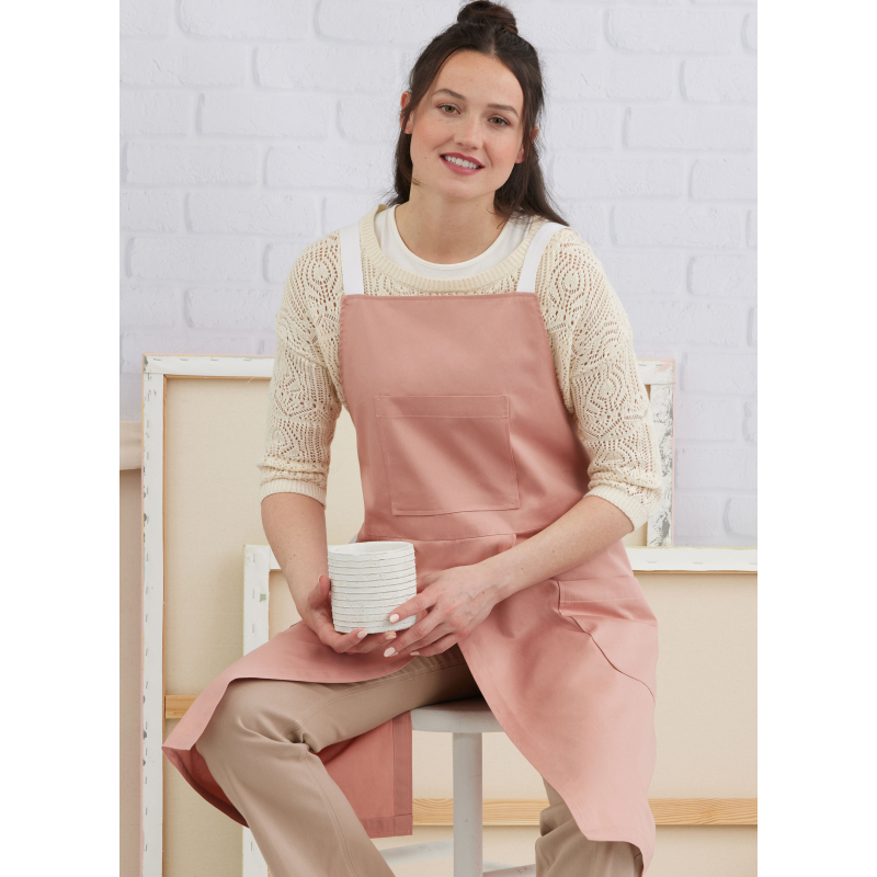 Patron Simplicity 3021.A (34-52) - Tablier & pantalon tablier pour femmes