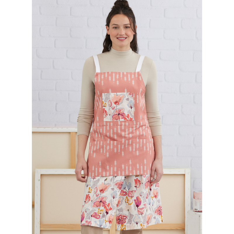 Patron Simplicity 3021.A (34-52) - Tablier & pantalon tablier pour femmes