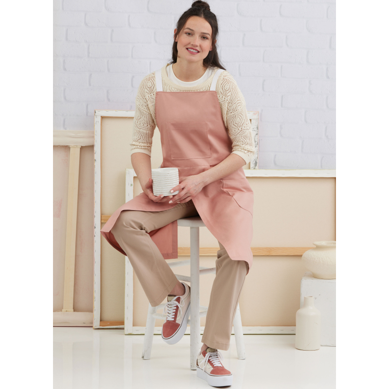 Patron Simplicity 3021.A (34-52) - Tablier & pantalon tablier pour femmes