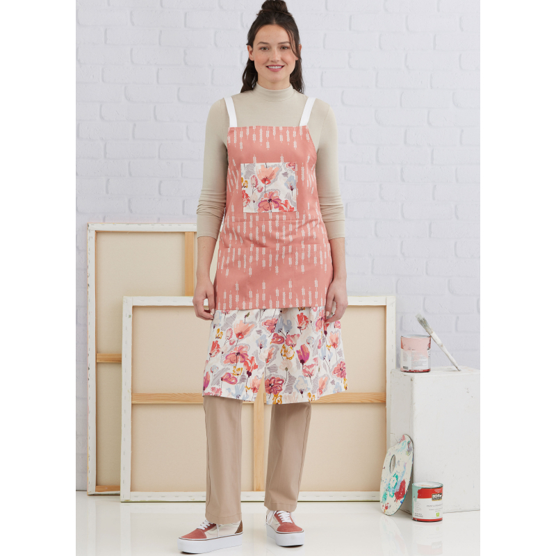 Patron Simplicity 3021.A (34-52) - Tablier & pantalon tablier pour femmes