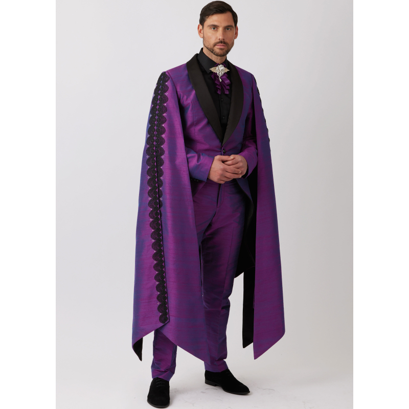 Patron Simplicity 3030.BB (54-62) - Costume homme dramatique : veste longue & pantalon