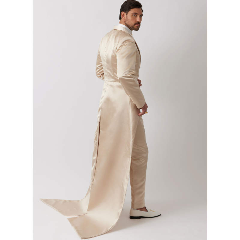 Patron Simplicity 3030.BB (54-62) - Costume homme dramatique : veste longue & pantalon