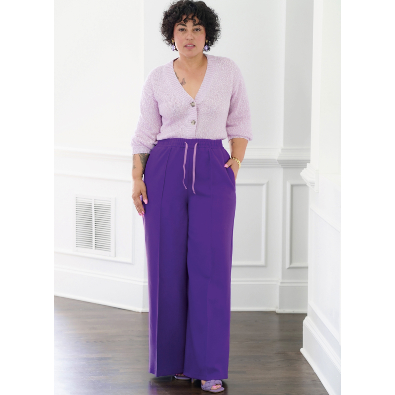 Patron Simplicity 3036.K5 (36-44) - Pantalon jogger pintucks, poches latérales