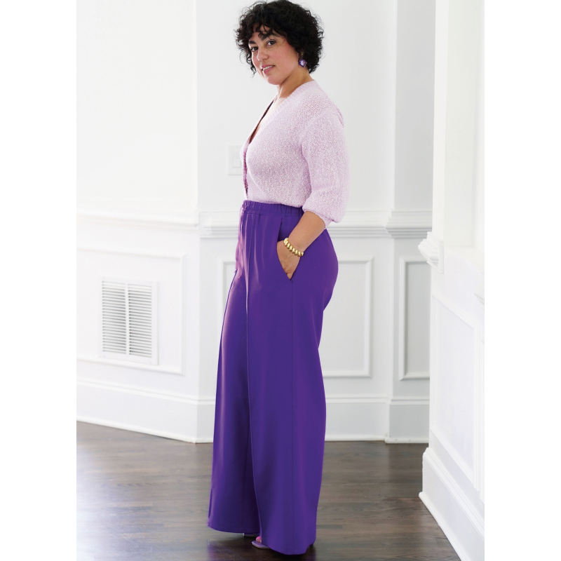Patron Simplicity 3036.K5 (36-44) - Pantalon jogger pintucks, poches latérales