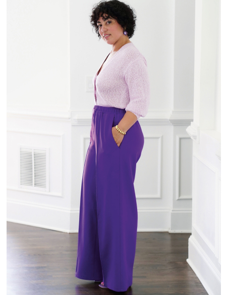 Patron Simplicity 3036.K5 (36-44) - Pantalon jogger pintucks, poches latérales