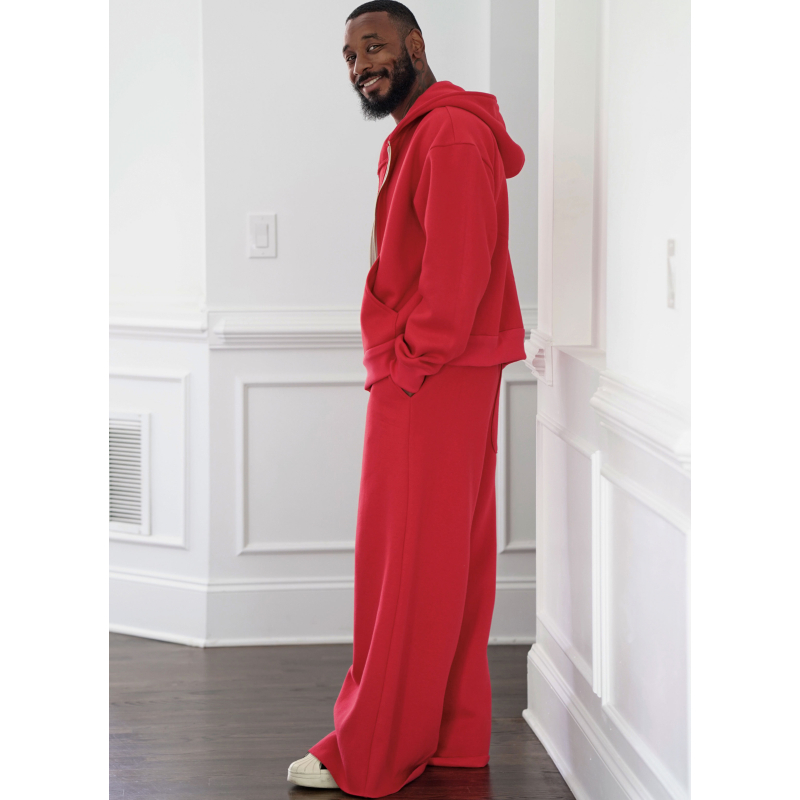Patron Simplicity 3037.A (36-54) - Sweat zippé oversize & pantalon pull-on