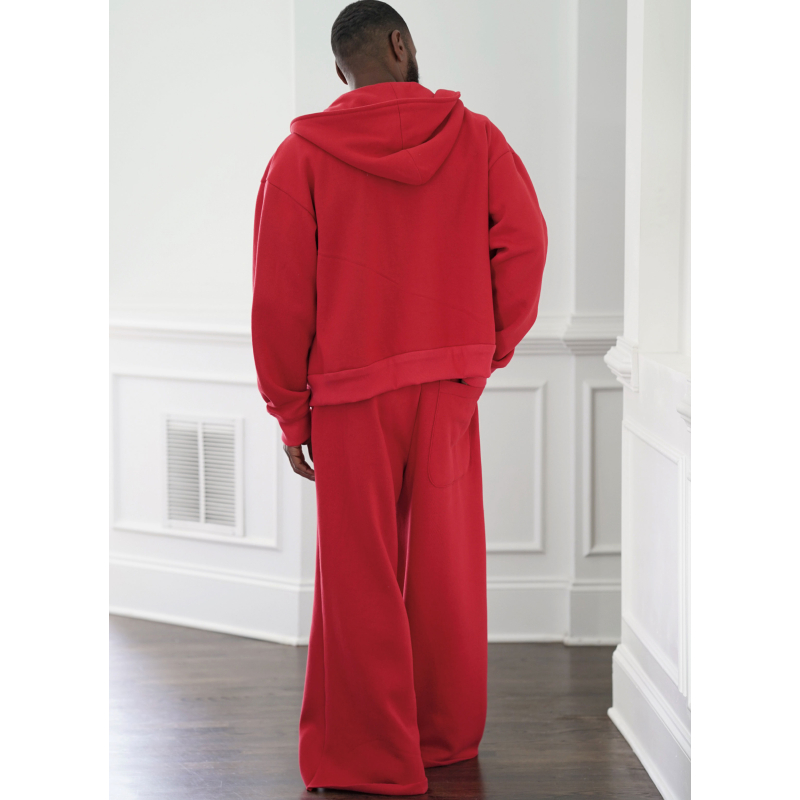 Patron Simplicity 3037.A (36-54) - Sweat zippé oversize & pantalon pull-on