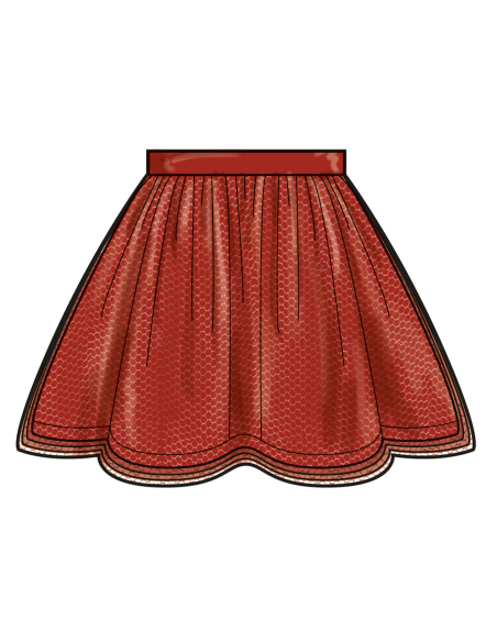 Patron Simplicity 3044.HH (3-6) - Ensemble enfant : veste à volants, hauts & jupes