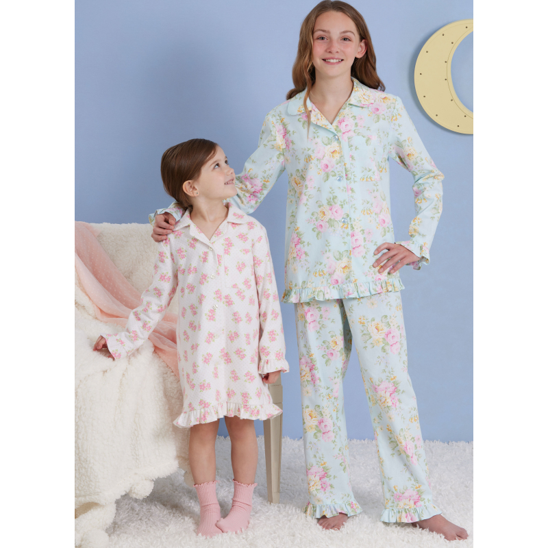 Patron Simplicity 3045.HH (3-6) - Ensemble lounge enfant : hauts, robe, shorts & pantalons