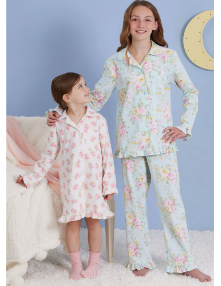 Patron Simplicity 3045.HH (3-6) - Ensemble lounge enfant : hauts, robe, shorts & pantalons
