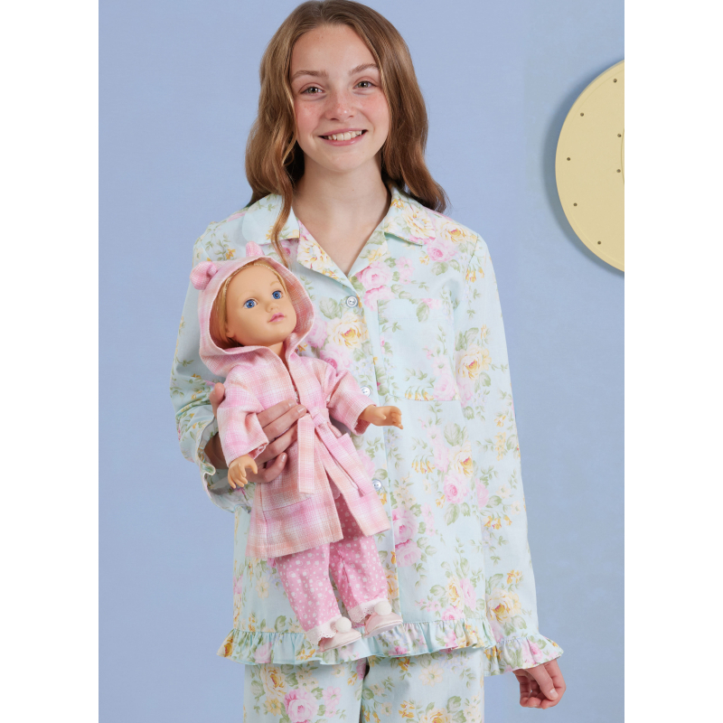 Patron Simplicity 3045.HH (3-6) - Ensemble lounge enfant : hauts, robe, shorts & pantalons