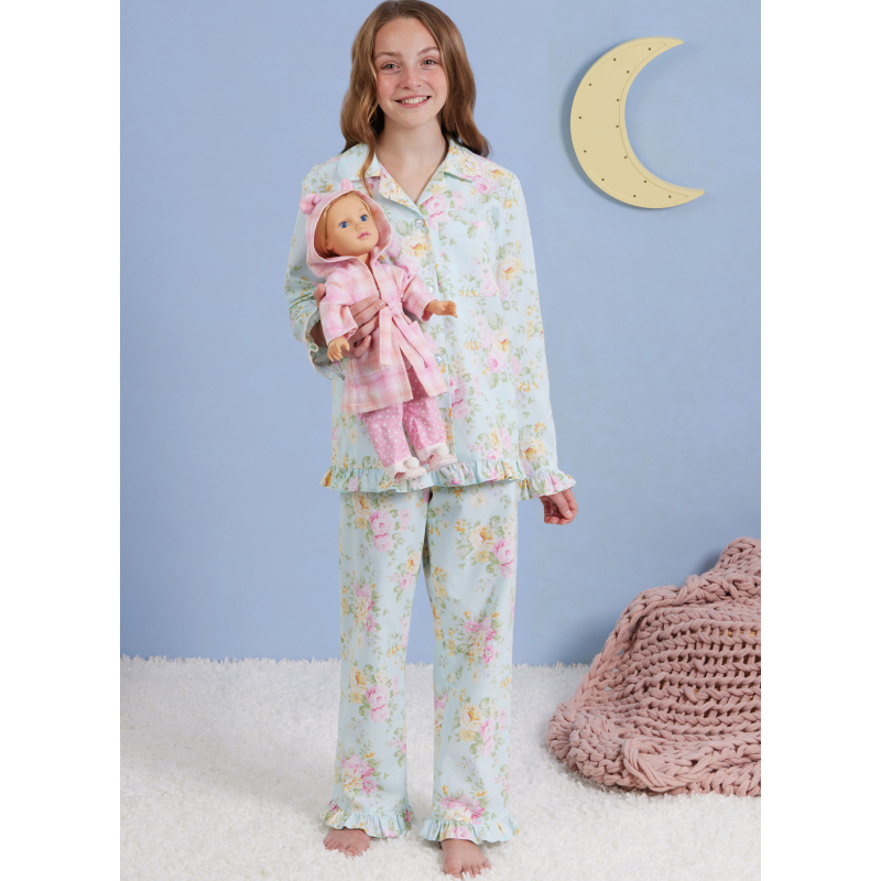 Patron Simplicity 3045.HH (3-6) - Ensemble lounge enfant : hauts, robe, shorts & pantalons