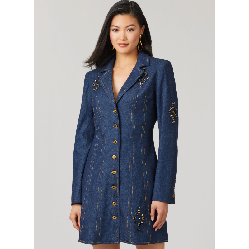 Patron McCall's 8601.U5 (44-52) - Robe boutonnée à col