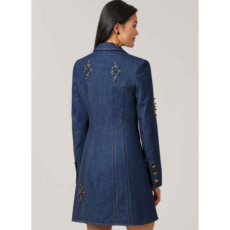 Patron McCall's 8601.U5 (44-52) - Robe boutonnée à col