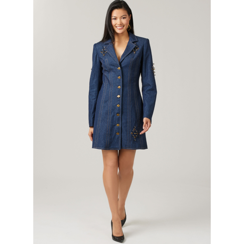 Patron McCall's 8601.U5 (44-52) - Robe boutonnée à col