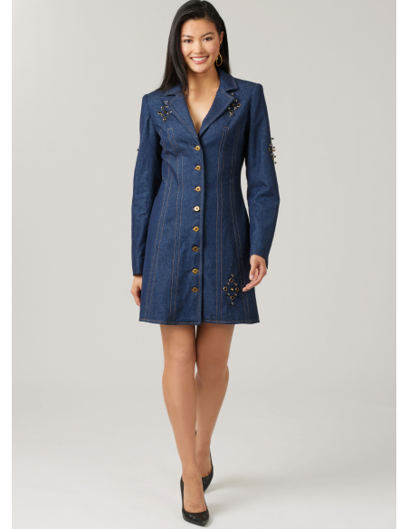 Patron McCall's 8601.U5 (44-52) - Robe boutonnée à col
