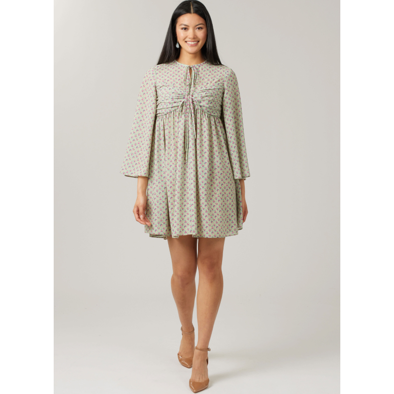 Patron McCall's 8602.Y5 (46-54) - Robe babydoll à manches variées
