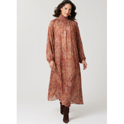 Patron McCall's 8603.D5 (32-40) - Robe ample à ourlets variés 2
