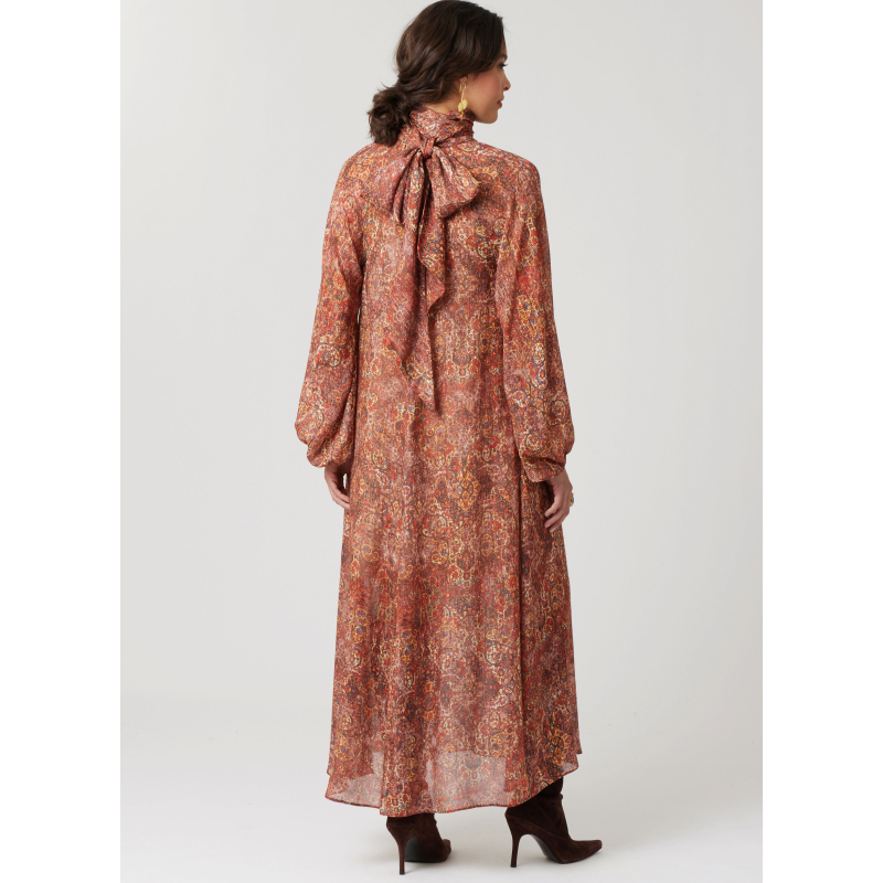 Patron McCall's 8603.D5 (32-40) - Robe ample à ourlets variés