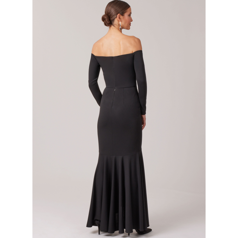 Patron McCall's 8605.R5 (42-50) - Robe bustier-épaules dénudées