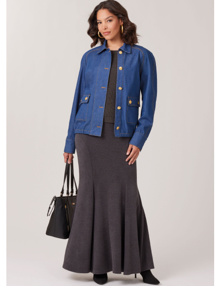 Patron McCall's 8607.K5 (36-44) - Blouson Chic à Boutonnage