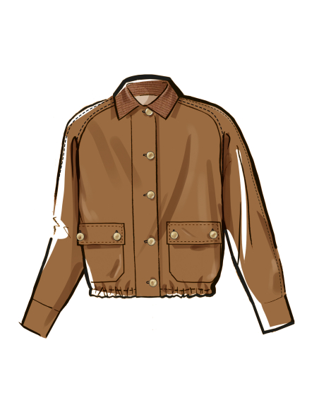 Patron McCall's 8607.K5 (36-44) - Blouson Chic à Boutonnage