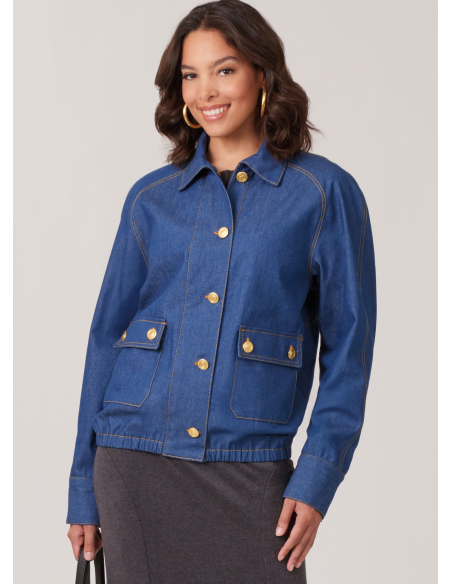 Patron McCall's 8607.K5 (36-44) - Blouson Chic à Boutonnage