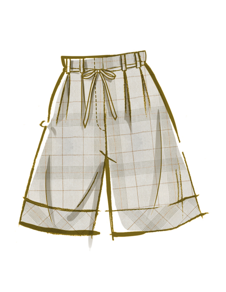 Patron McCall's 8611.AA (38-46) - Chemise boutonnée + short & pantalon coordonnés